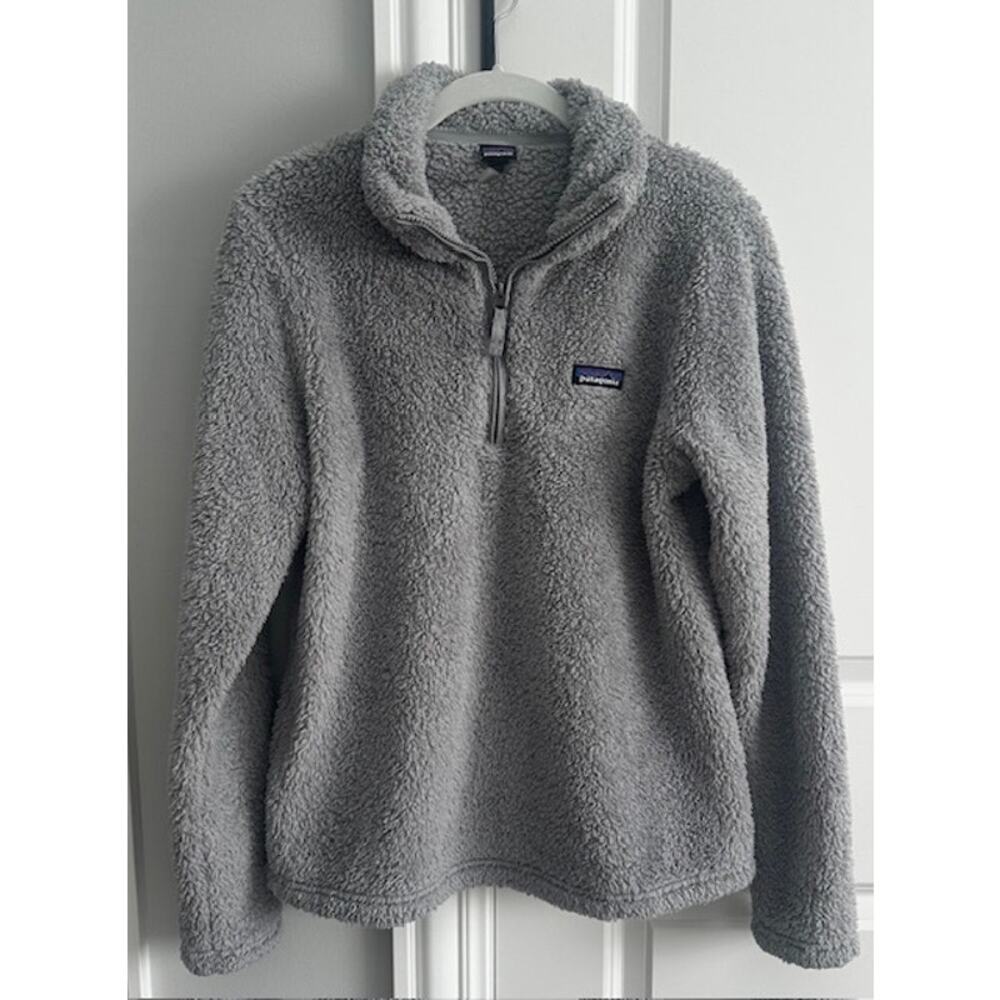 Patagonia Los Gatos Women's 1/4 Zip Pullover Medium Drifter Grey - Picture 2 of 9